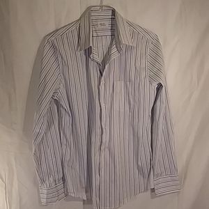 Robert Friedman Blue & White Cotton Shirt